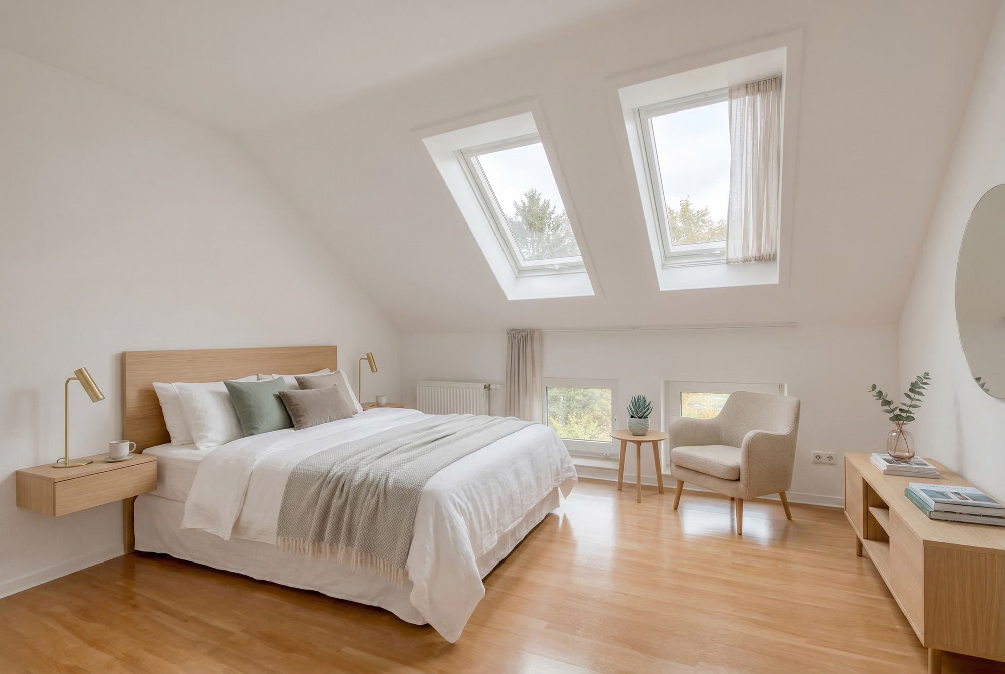 Hotelzimmer mit Gästen